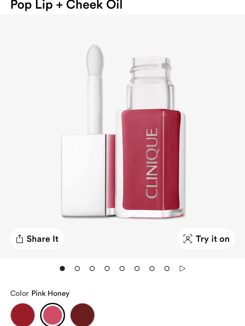 Clinique Pop Lip + Cheek Oil